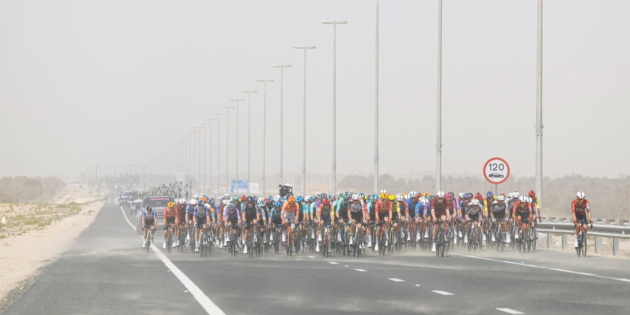 First stage of UAE Tour 2026 shortened due to strong wind