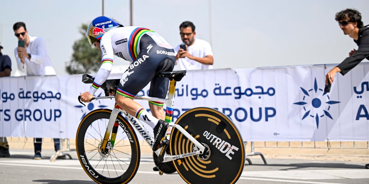 Remco Evenepoel speeds to small milestone in UAE Tour time trial