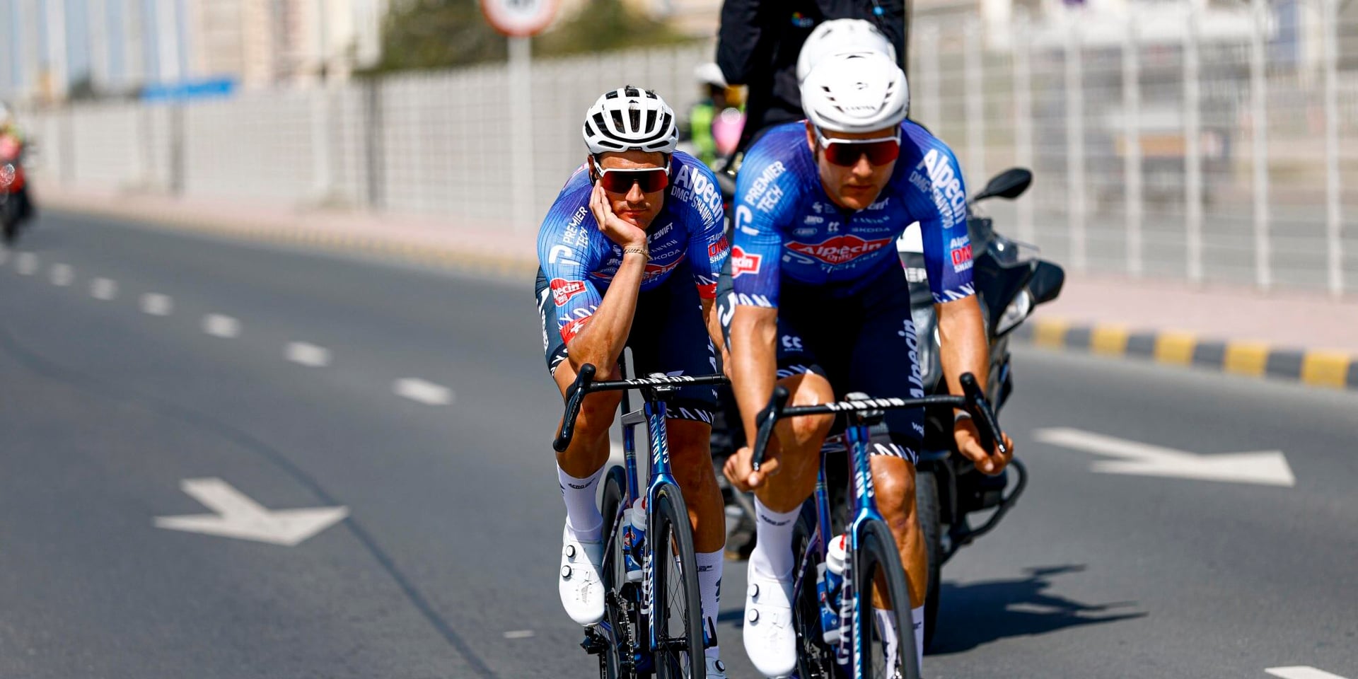 Dillier and Rickaert riding together - photo: Fotopersburo Cor Vos