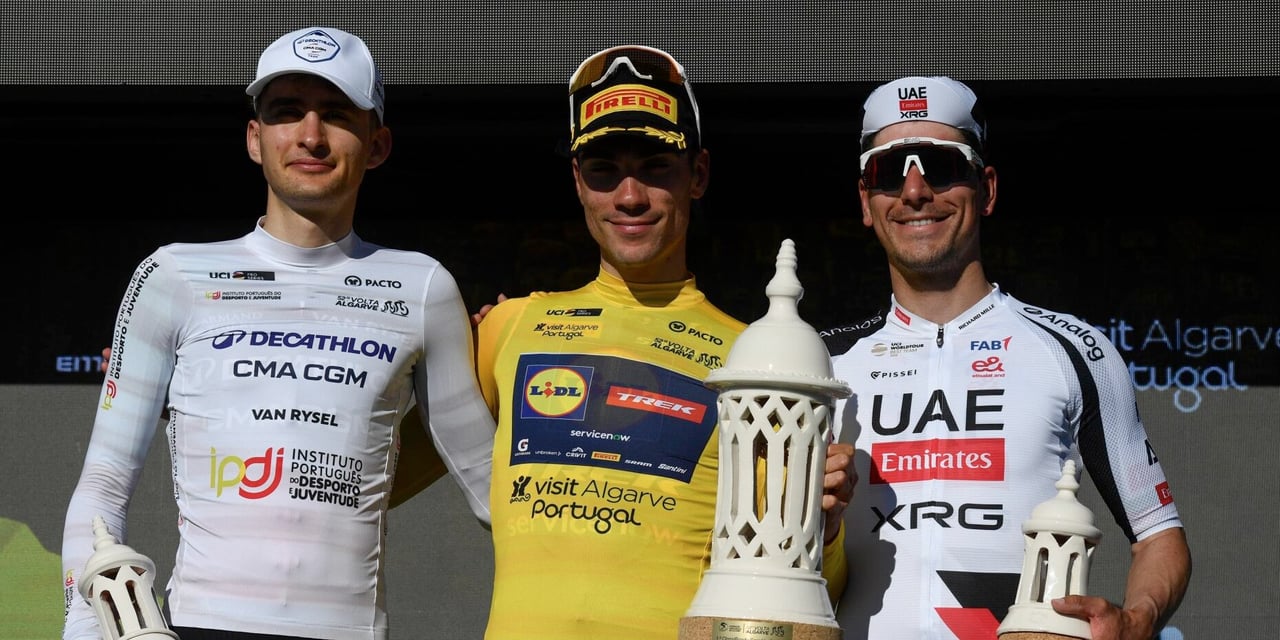 Paul Seixas smiles when Tour de France is mentioned after battle with Ayuso and Almeida in the Algarve