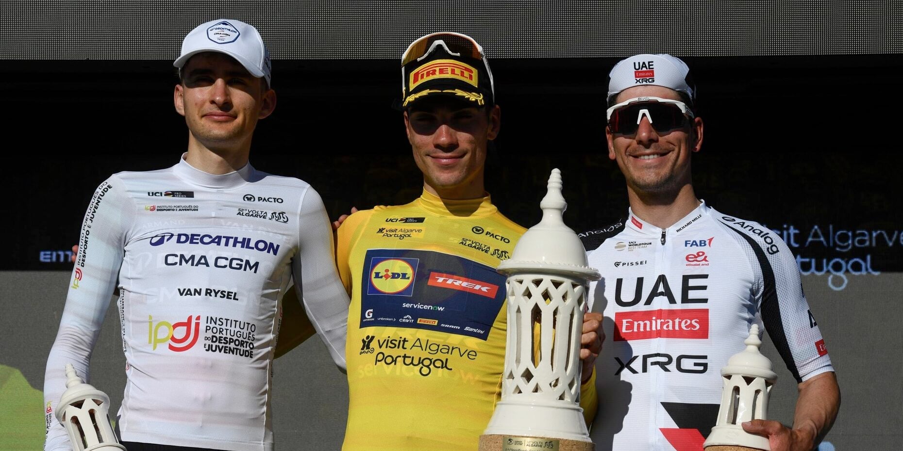 Paul Seixas smiles when Tour de France is mentioned after battle with Ayuso and Almeida in the Algarve