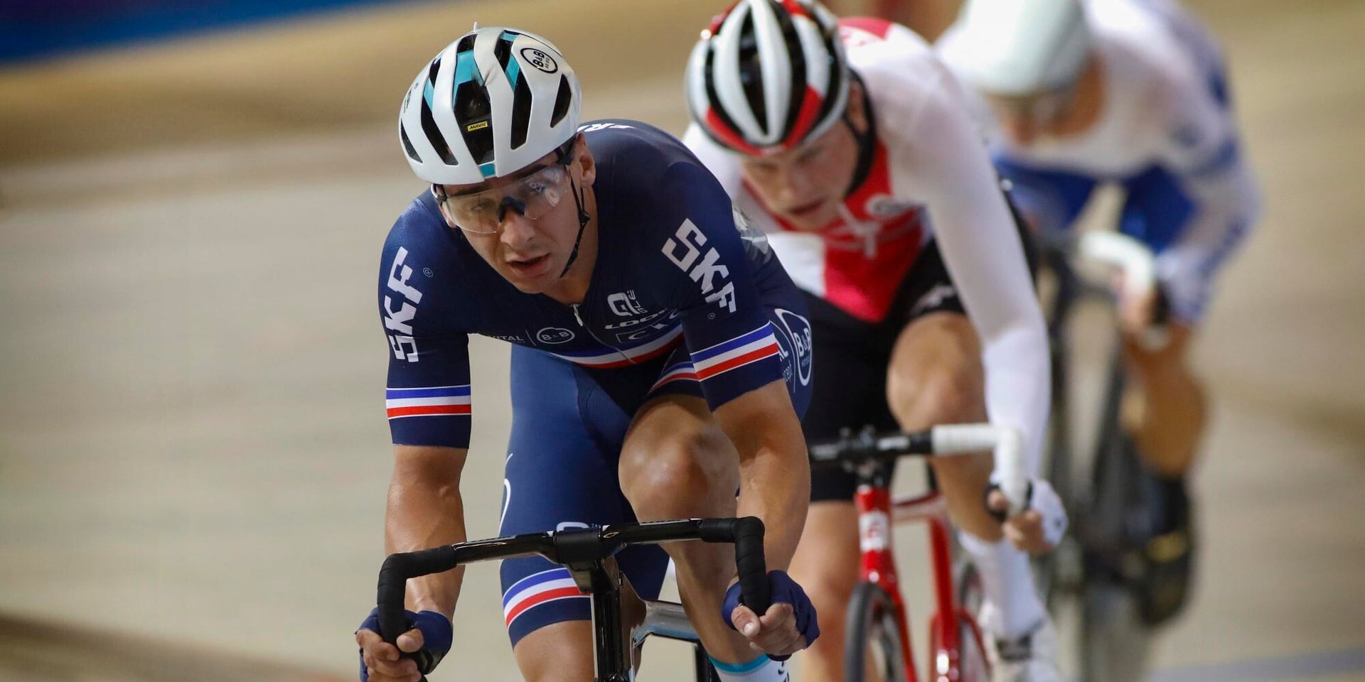 Coquard at the 2019 European Track Championships in Apeldoorn – photo: Fotopersburo Cor Vos