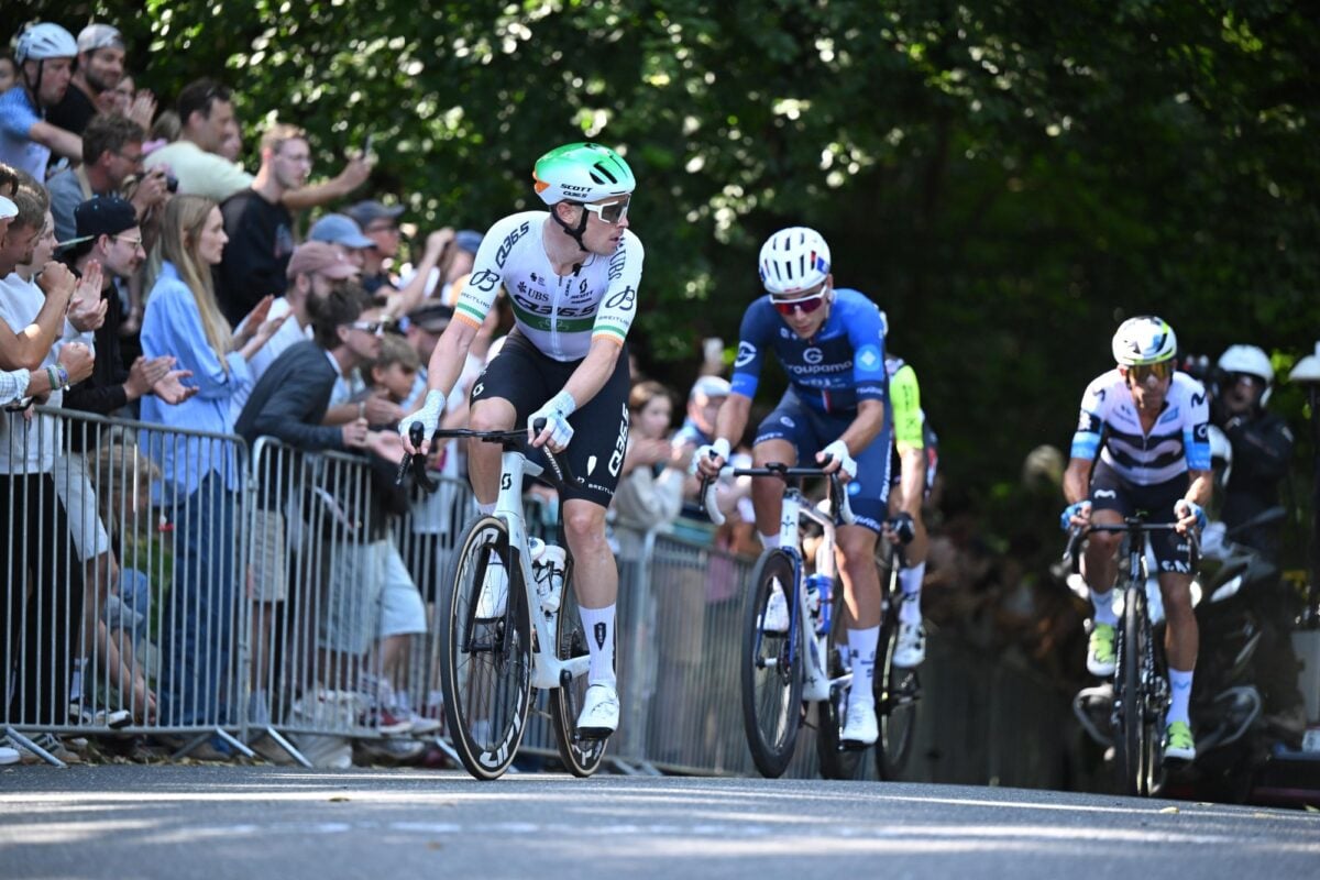 The breakaway group on the Waseberg – photo: Cor Vos