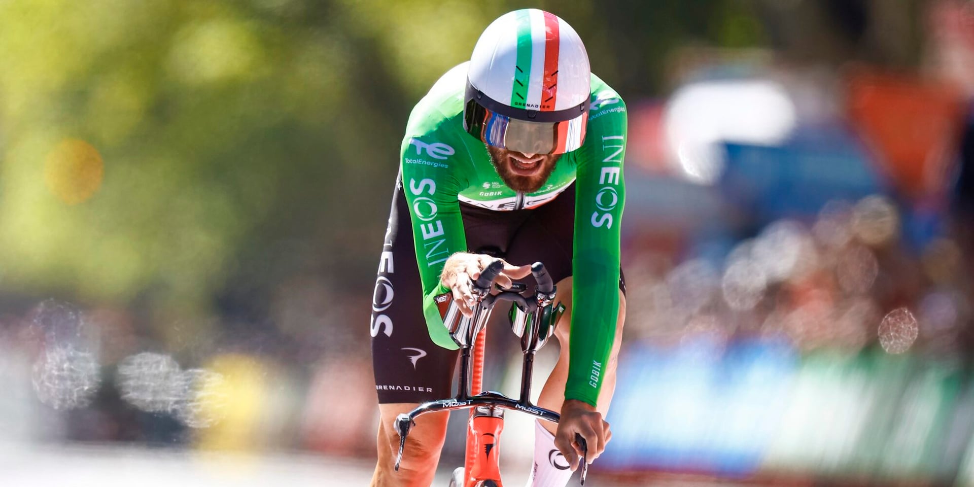 Ganna Wins Shortened Vuelta Time Trial by One Second, Almeida Gains Time on Vingegaard