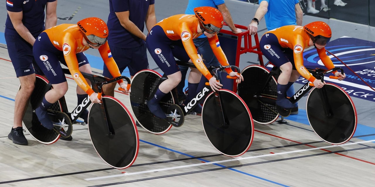 Even Stronger Team Spirit Proves Key to Success for Dutch Track Sprinters