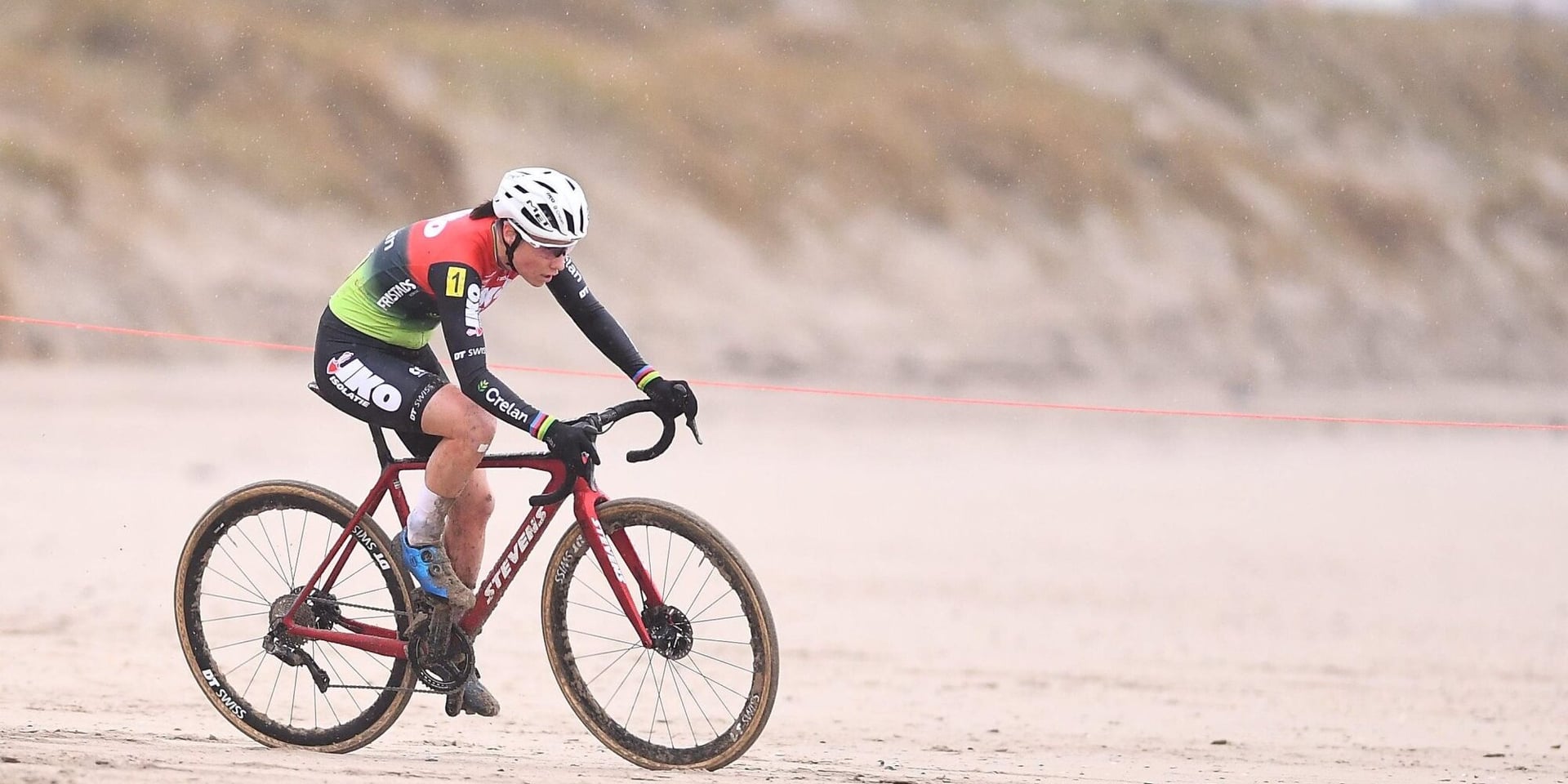 Sanne Cant once won the Belgian Championships in Middelkerke - photo: Fotopersburo Cor Vos