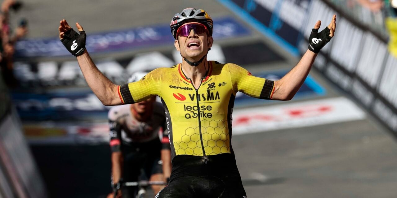 Van Aert won last year’s Strade Bianche stage in the Giro d'Italia - photo: photo agency Cor Vos