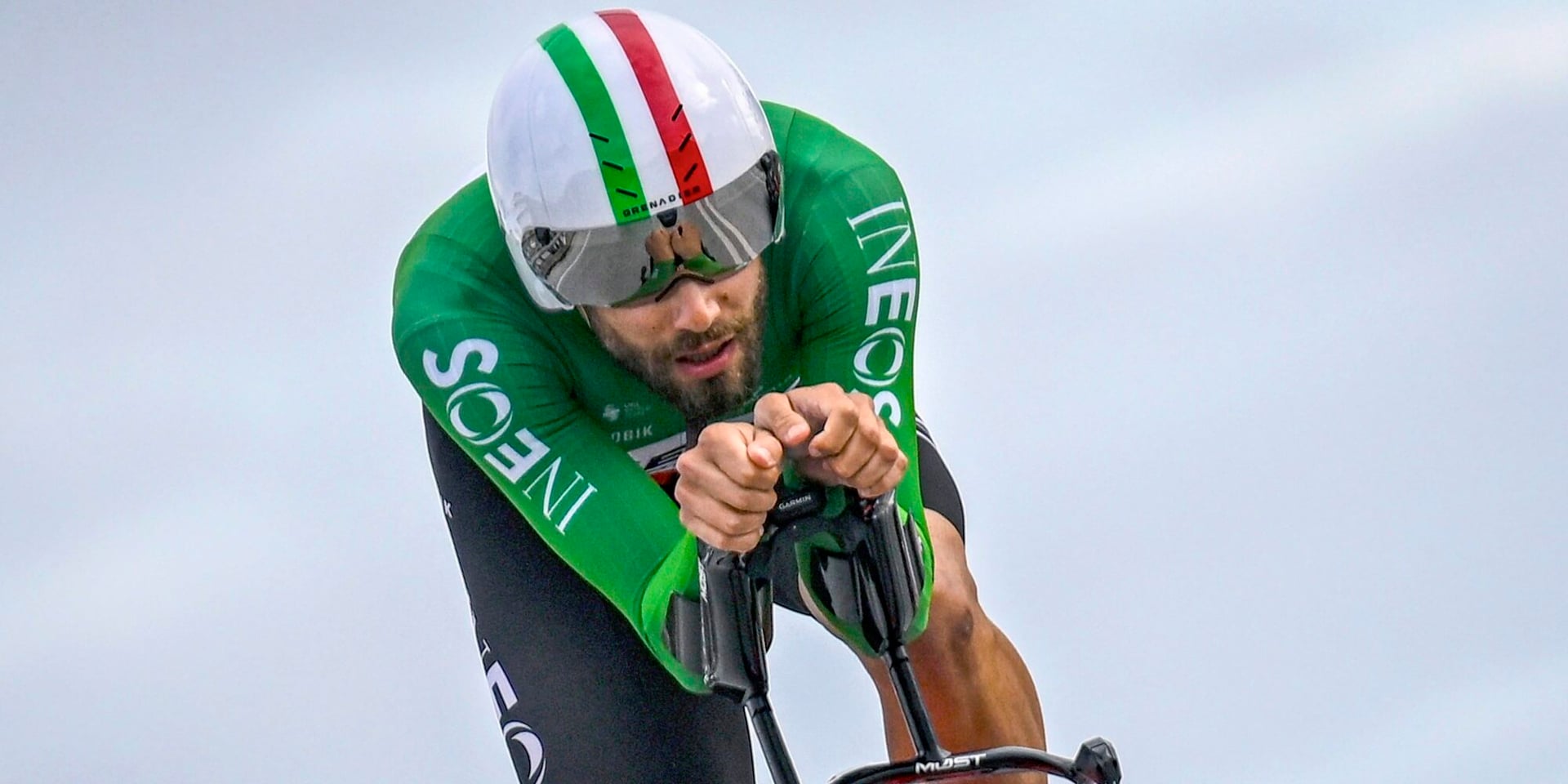 After the first uphill clash, riders fight it out on the time trial bikes in the Algarve