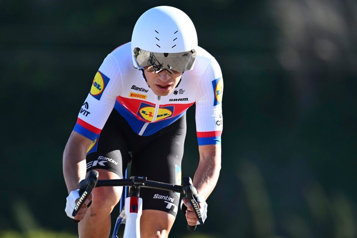 Vacek rode a strong time trial - photo: Fotopersburo Cor Vos