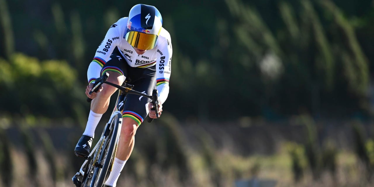 Remco Evenepoel is also best on a regular bike in the adapted time trial at the Tour of Valencia