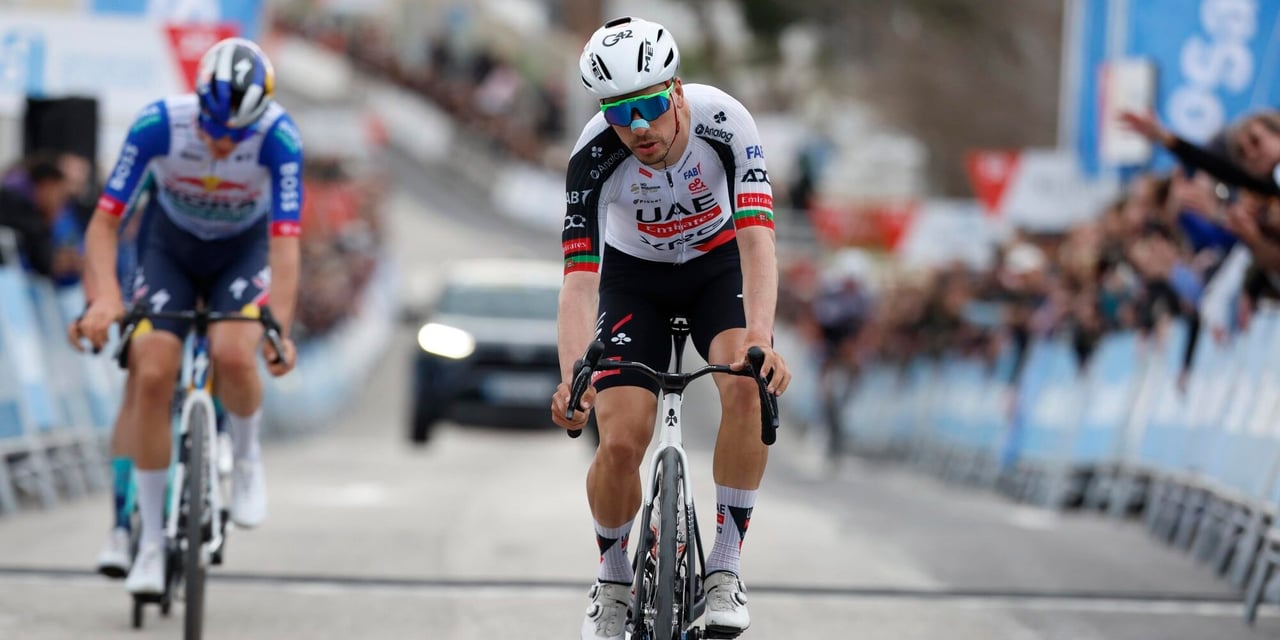 Almeida saw sparring partner Tiberi behind escaped Evenepoel: "We could have caught him back"