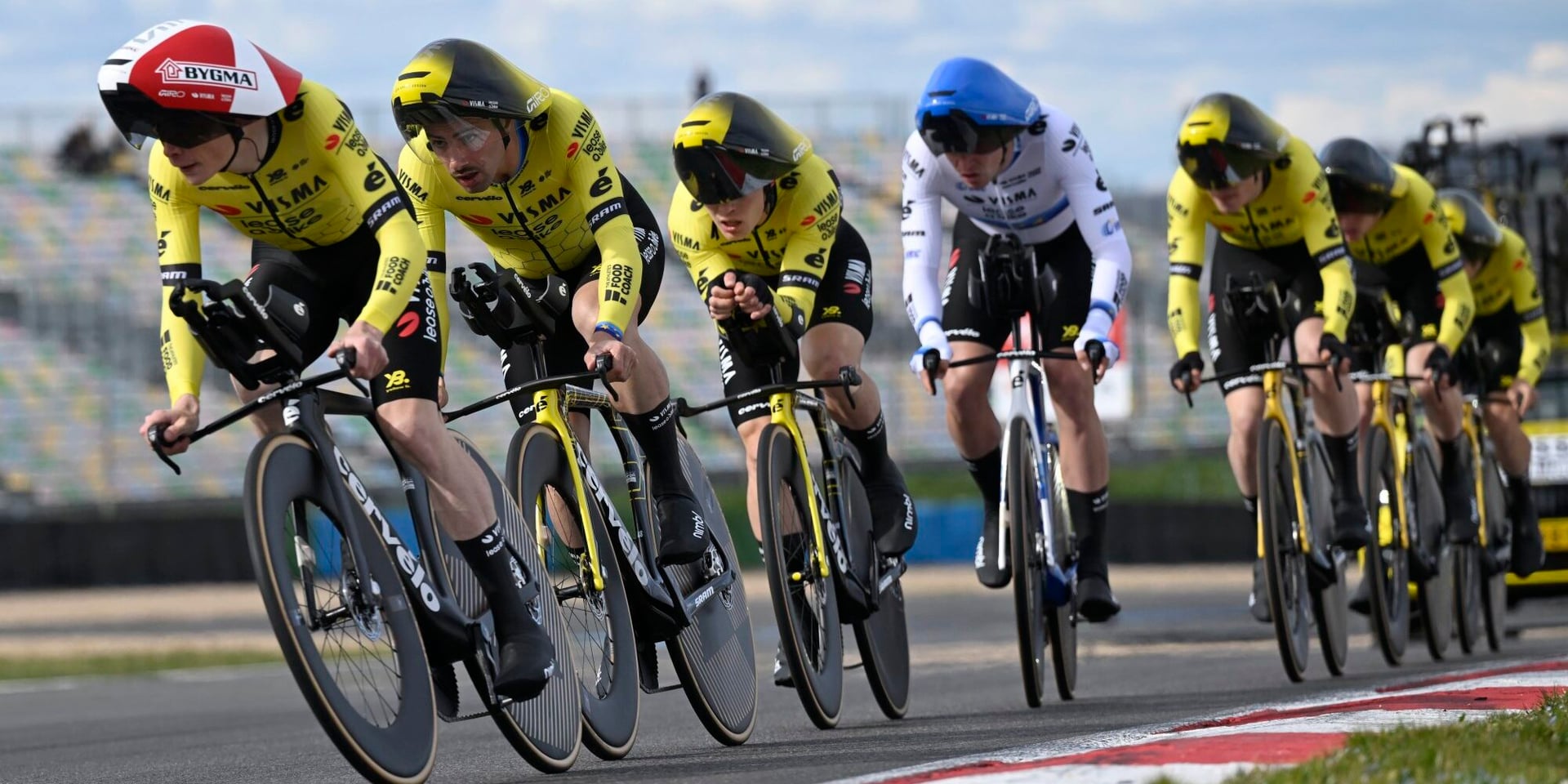 Start times Paris-Nice 2026 team time trial – Visma | Lease a Bike relatively early