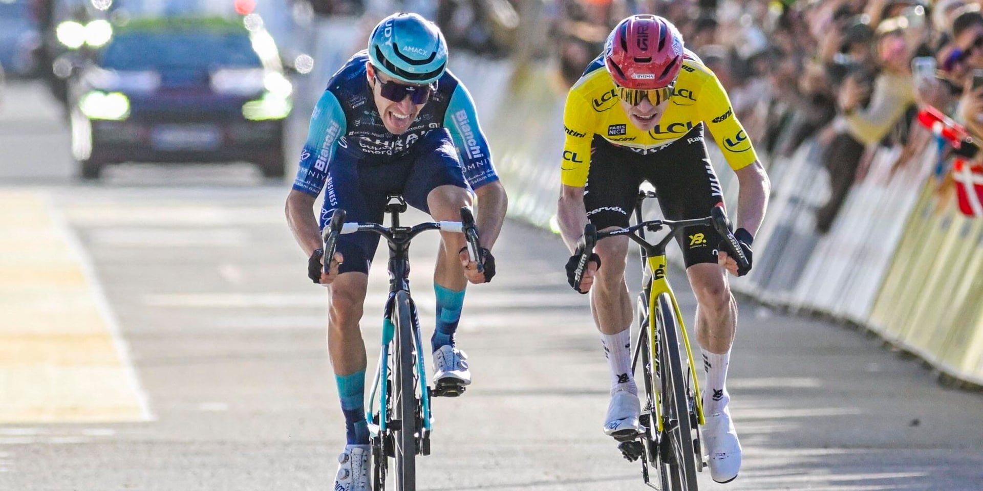 Lenny Martinez struggled behind Vingegaard: "Never thought I would win the sprint"