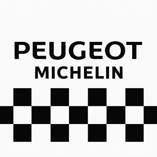 Peugeot - BP - Michelin logo