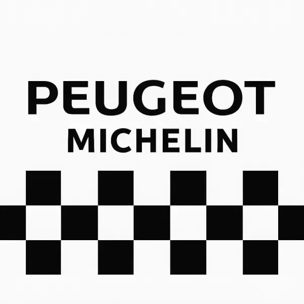 Peugeot - BP - Michelin logo