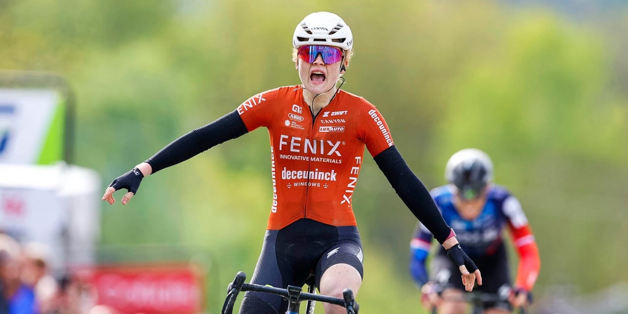 Pieterse after her triumph at the Flèche Wallonne – photo: Fotopersburo Cor Vos