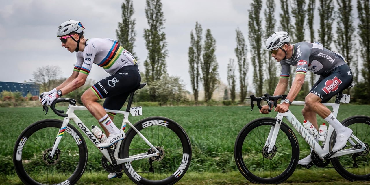 Pogacar rode Paris-Roubaix for the first time this spring - photo: Cor Vos