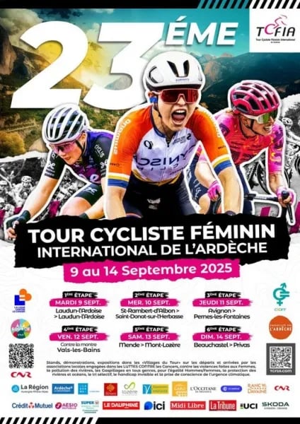 Tour Cycliste Féminin International de l'Ardèche logo