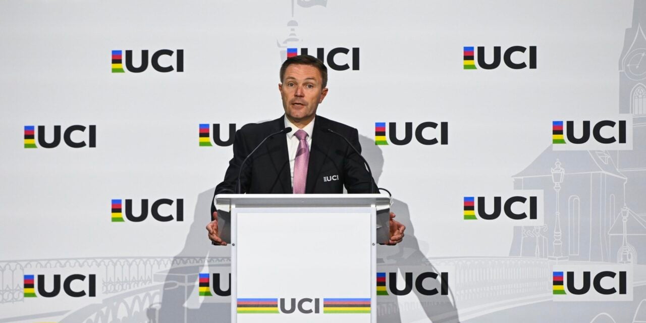 UCI president David Lappartient - photo: Cor Vos