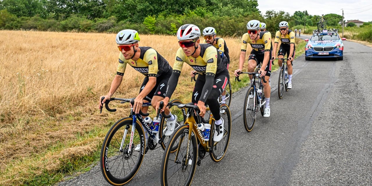 Van Wilder and Evenepoel on the rest day during last year’s Tour – photo: Fotopersburo Cor Vos