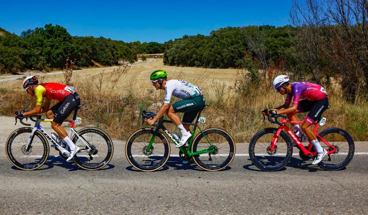 The trio in the breakaway – photo: Cor Vos