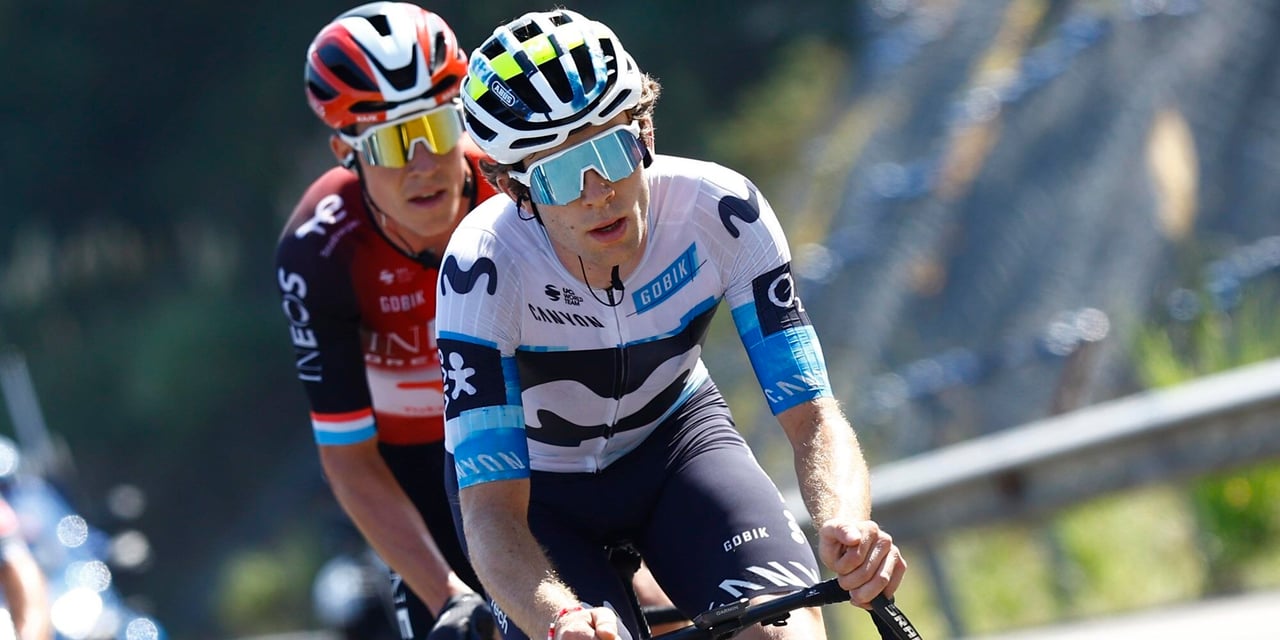 Jungels (background) showed his strength along the way - photo: Cor Vos