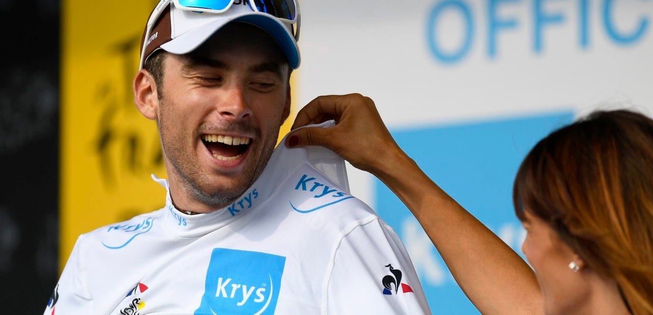 Latour won the white youth jersey in the 2018 Tour – photo: Cor Vos