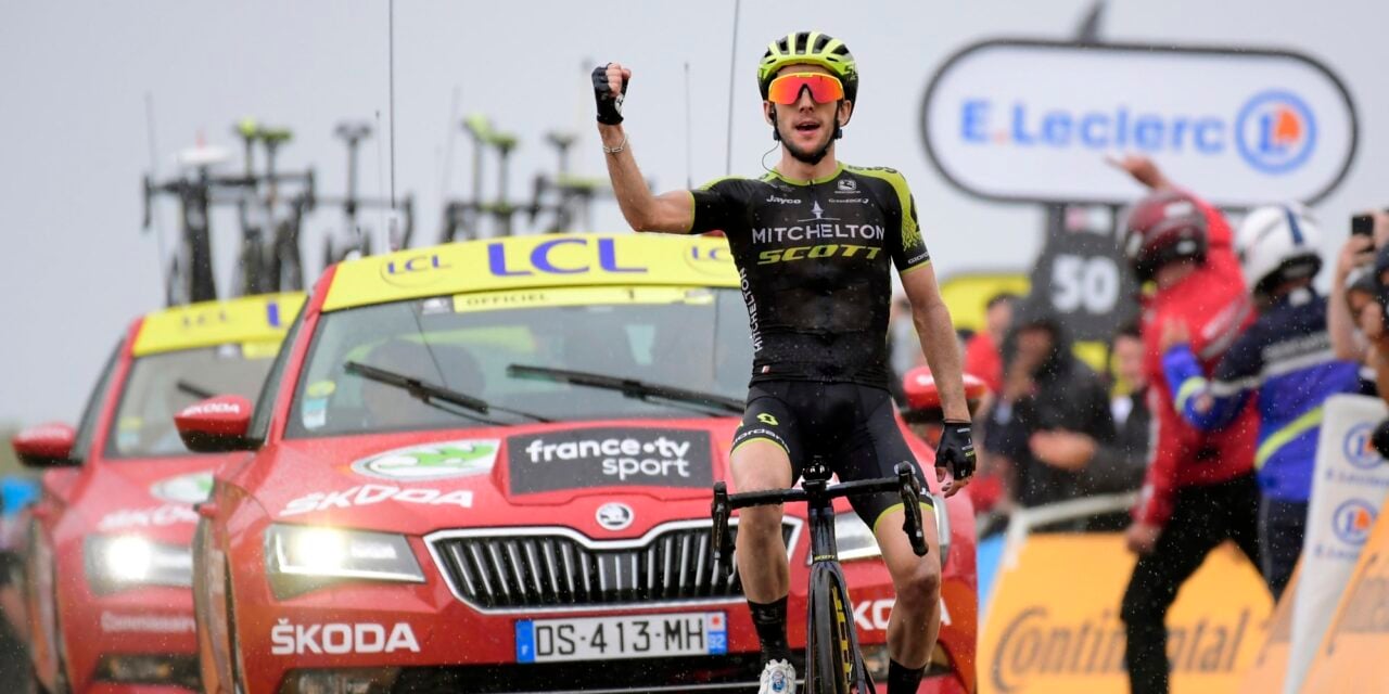 Simon Yates won a Tour stage with a finish on the Prat d'Albis - photo: Fotopersburo Cor Vos