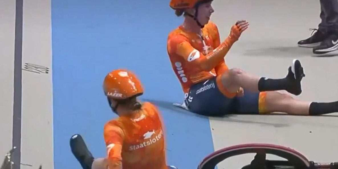 Drama at World Championship Madison: Wiebes and Van Belle Crash Hard from Winning Position