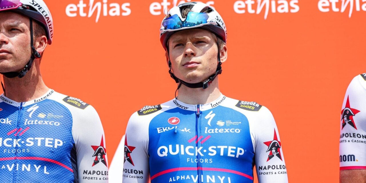 Van Tricht made his pro debut with Soudal-Quick-Step in 2022