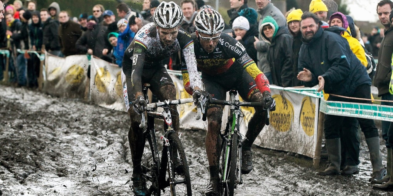 There was sometimes tough talk between Niels Albert and Sven Nys too – photo: Fotopersburo Cor Vos