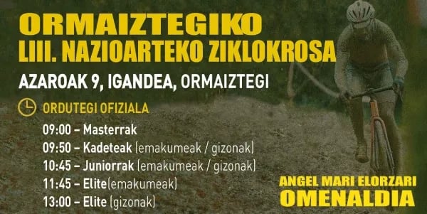 Ormaiztegiko ZikloKrossa logo