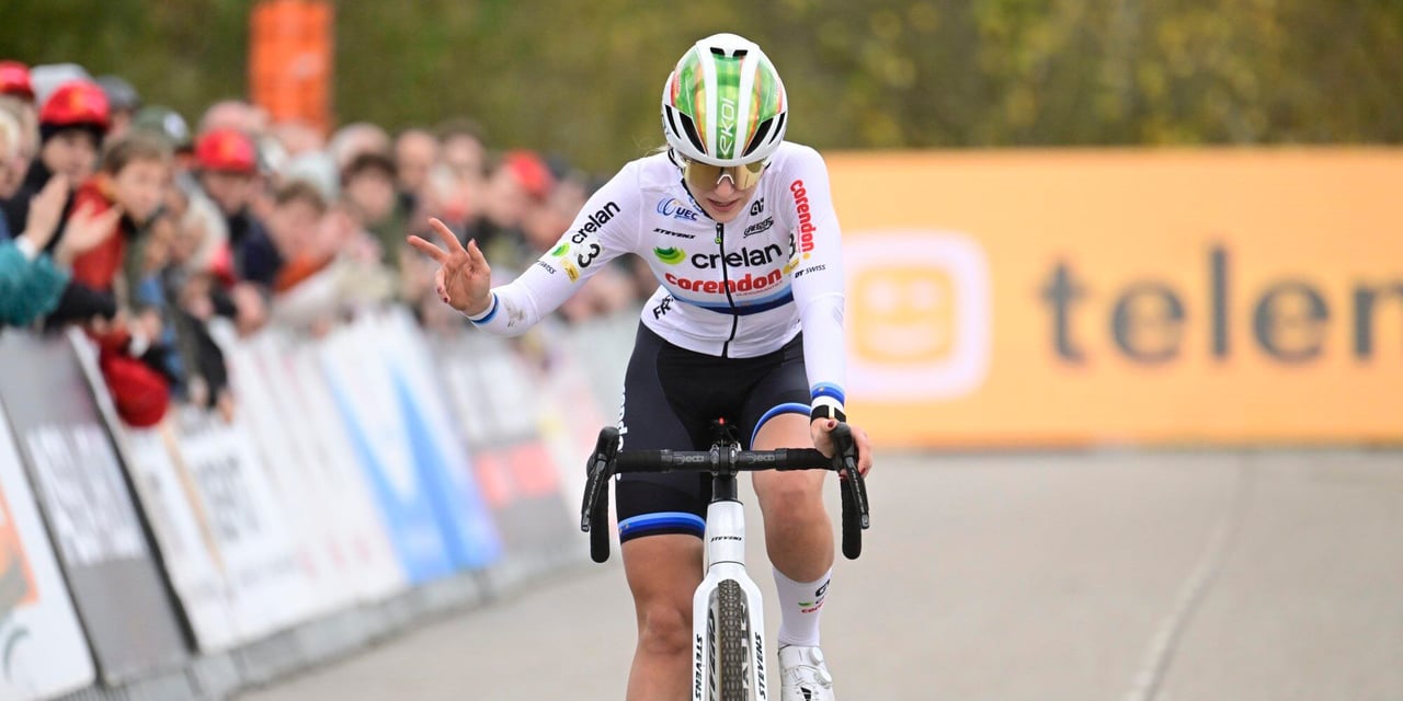 Inge van der Heijden is the new leader in the Superprestige - photo: Fotopersburo Cor Vos