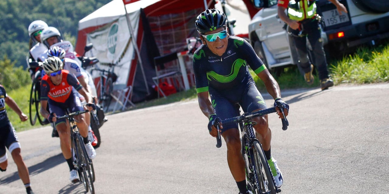 Nairo Quintana broke away on the Blockhaus climb in 2017 – photo: Fotopersburo Cor Vos