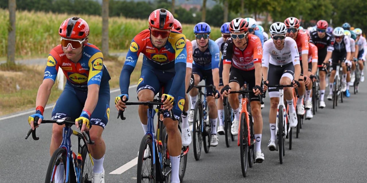 Lidl-Trek adds pink accents to kit, UAE Emirates down to one black sleeve