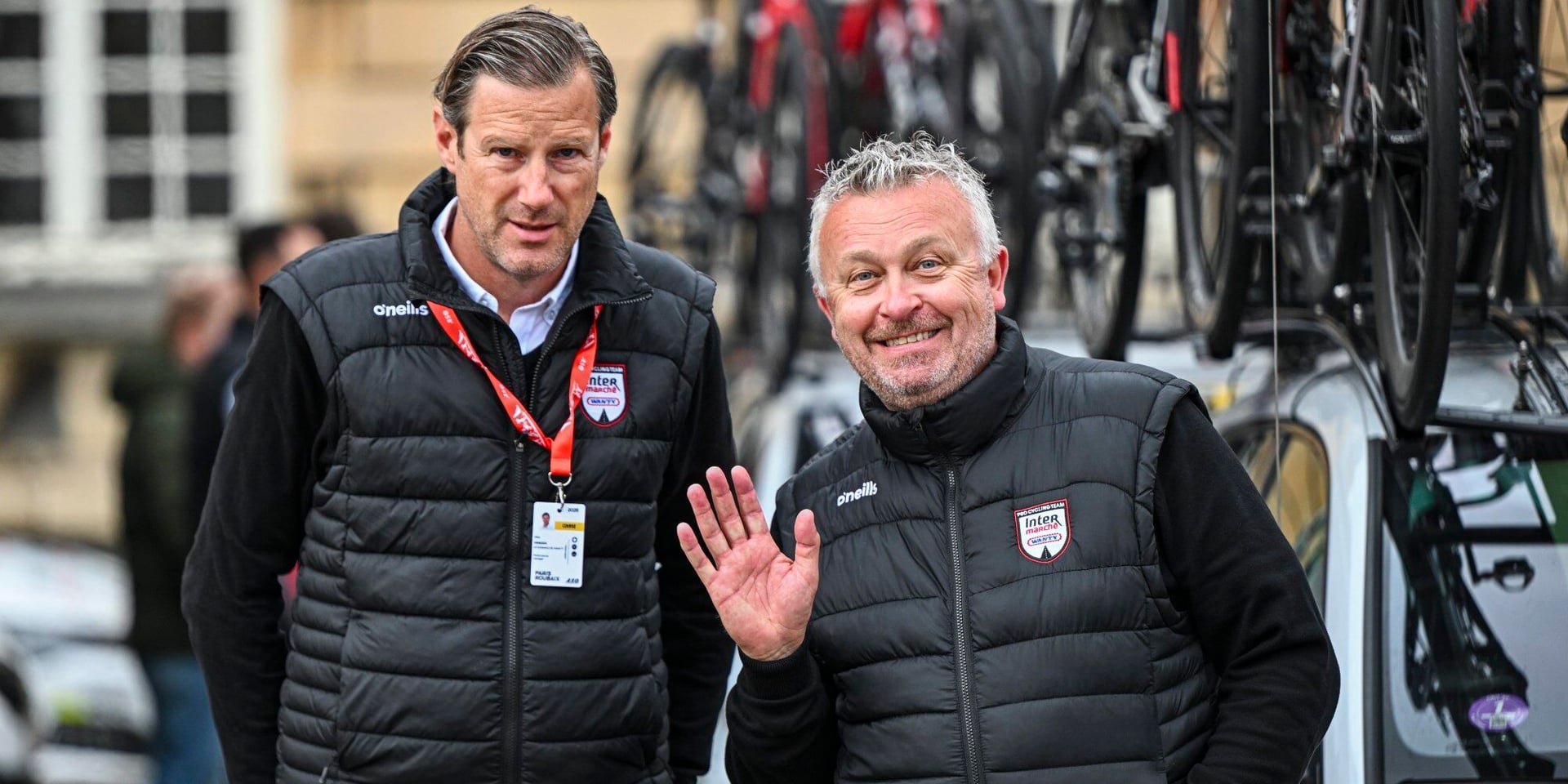 Jean-François Bourlart (right) with Aike Visbeek - photo: Fotopersburo Cor Vos