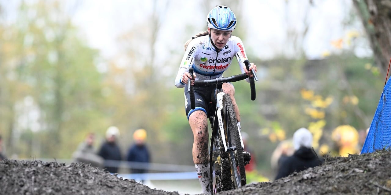 Inge van der Heijden scores first win in European star jersey in Kortrijk