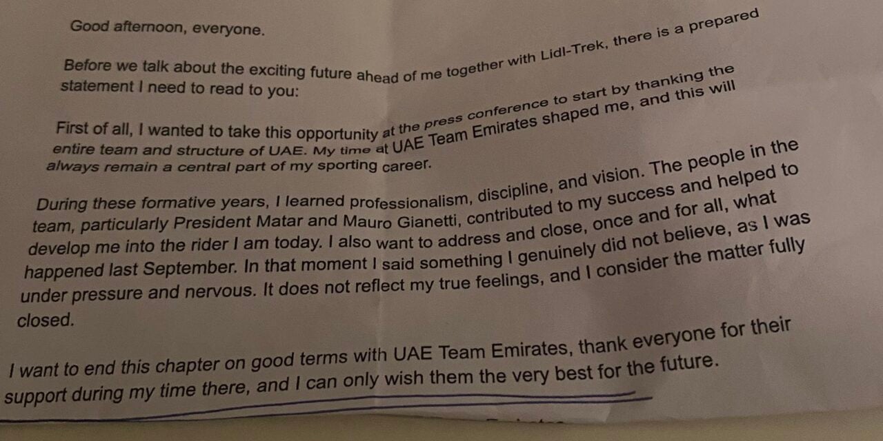 The statement Ayuso had to read aloud