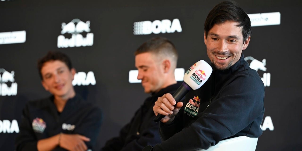 Red Bull-BORA-hansgrohe unveils 'flying look' with more blue accents in 2026 kit