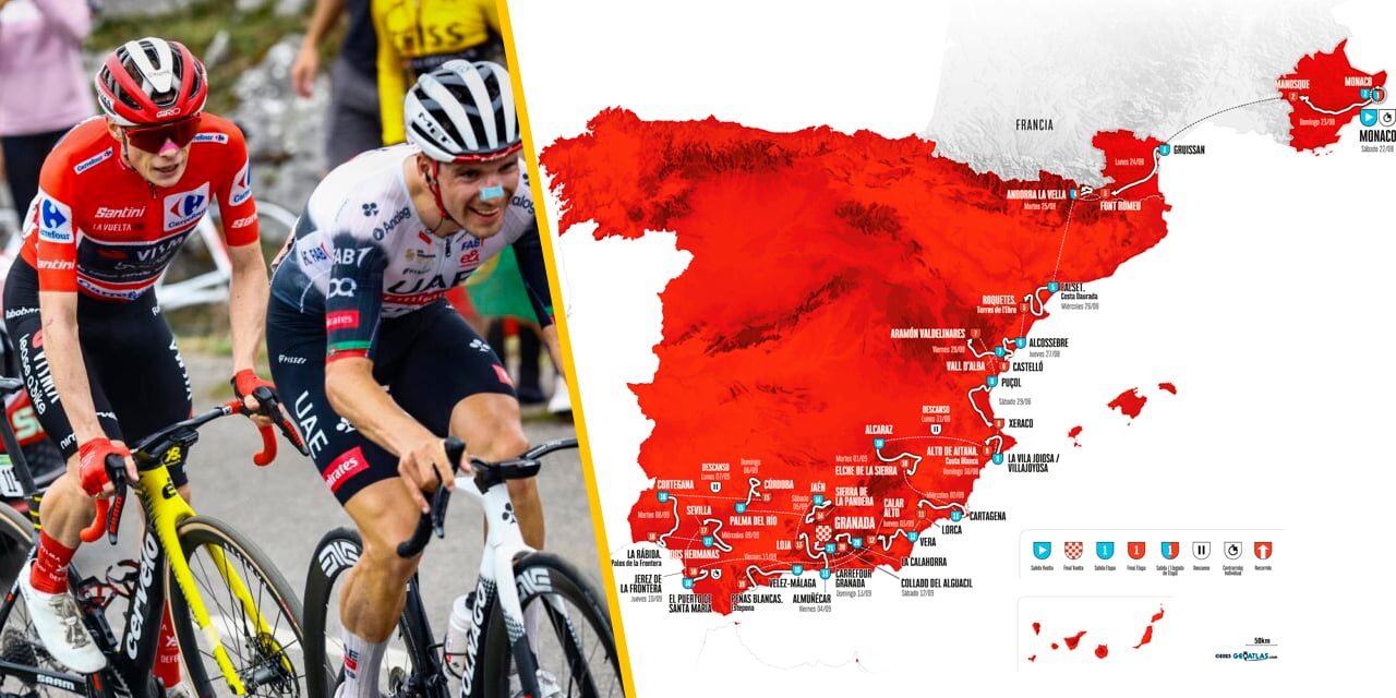 This is the Vuelta a España 2026 route: Sierra Nevada, two time trials, and a remarkable final stage