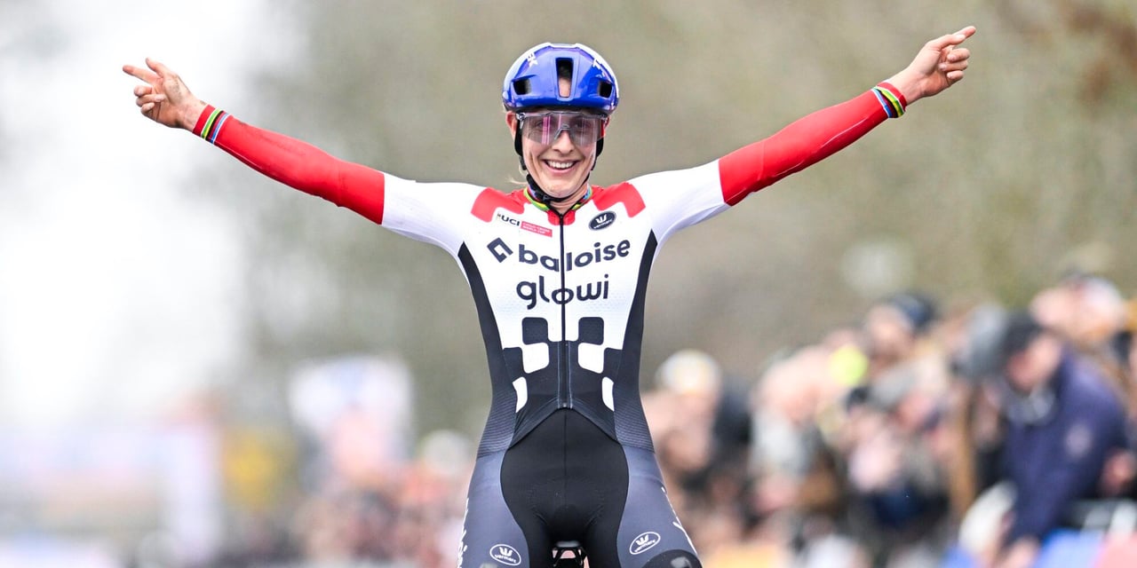 And that is win number twelve for Lucinda Brand – photo: Fotopersburo Cor Vos