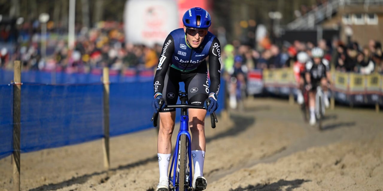 Lucinda Brand is amazed by spectators after solo victory in Hofstade