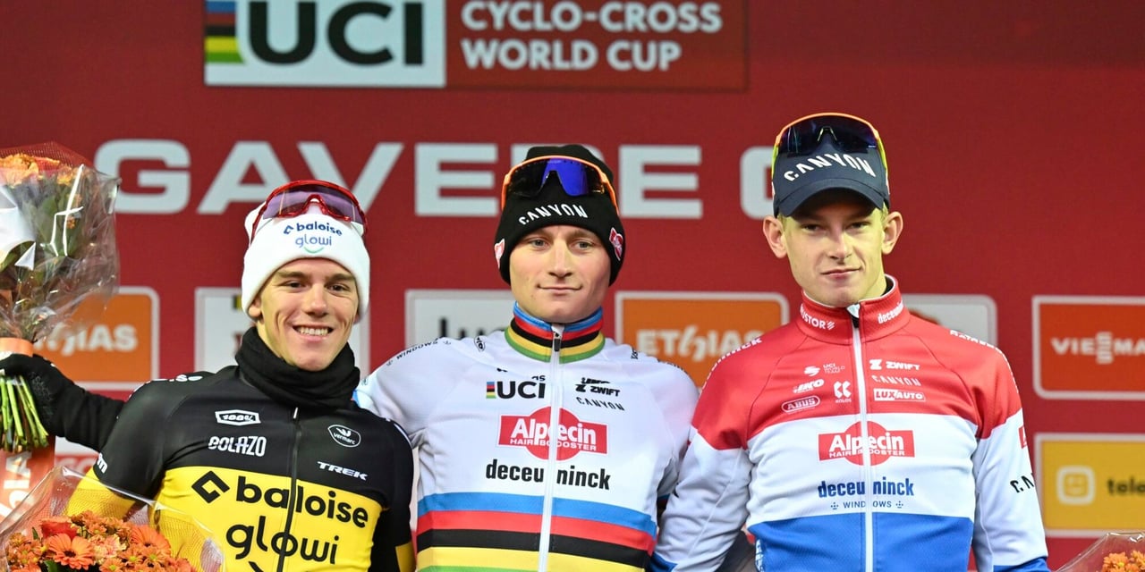 Mathieu van der Poel expected a two-man sprint against Thibau Nys in Gavere