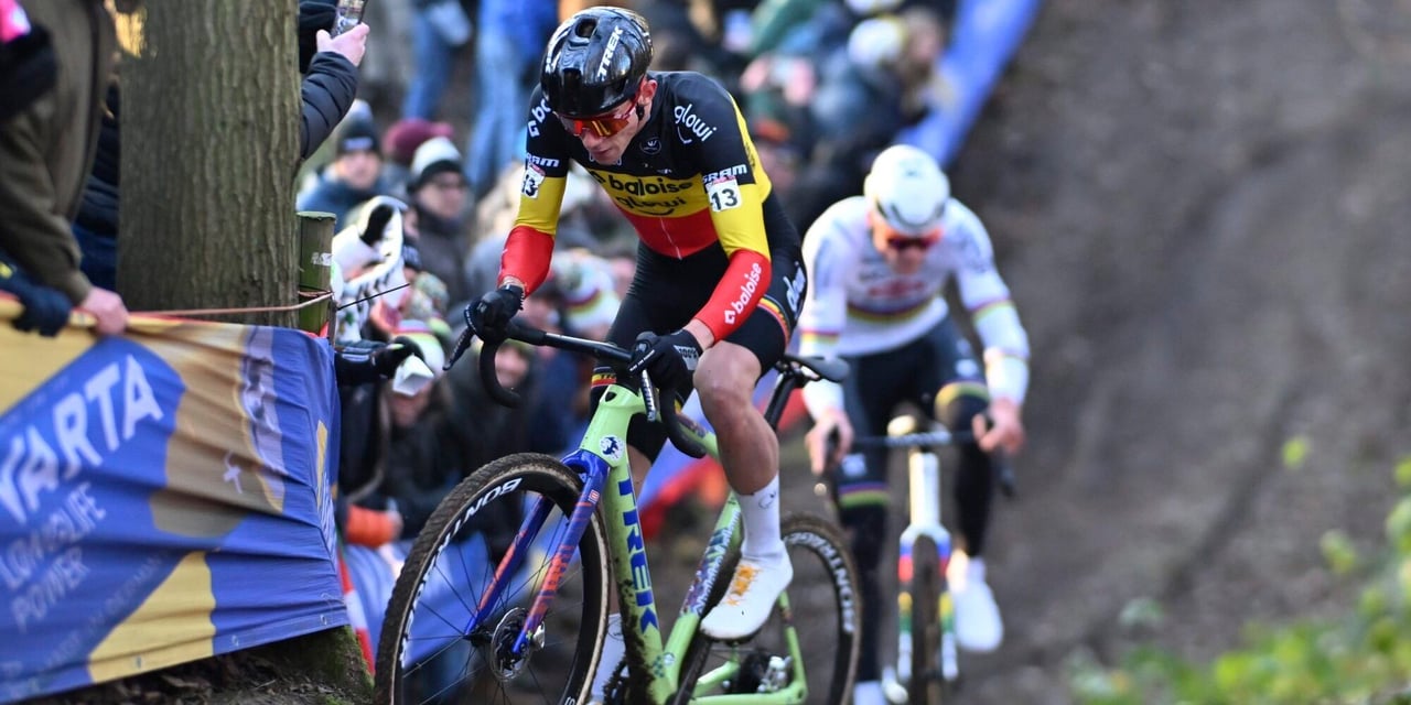 Nys and Van der Poel in Gavere - photo: Fotopersburo Cor Vos