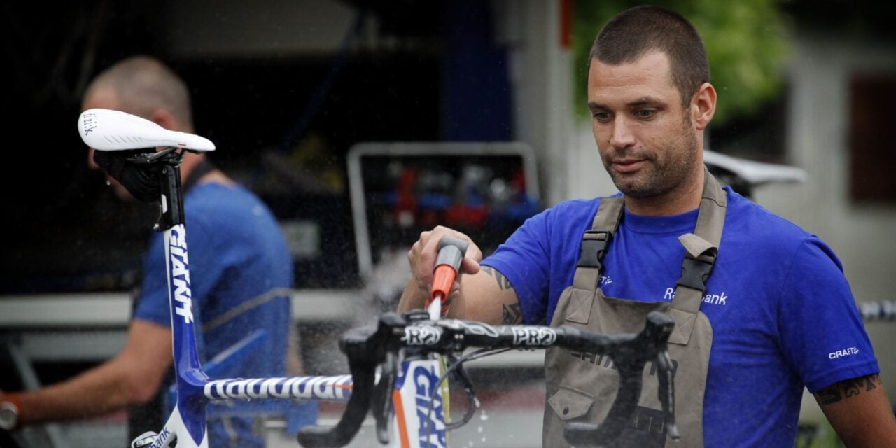 Hoetelmans in 2012, then still mechanic at Rabobank - photo: fotopersburo Cor Vos