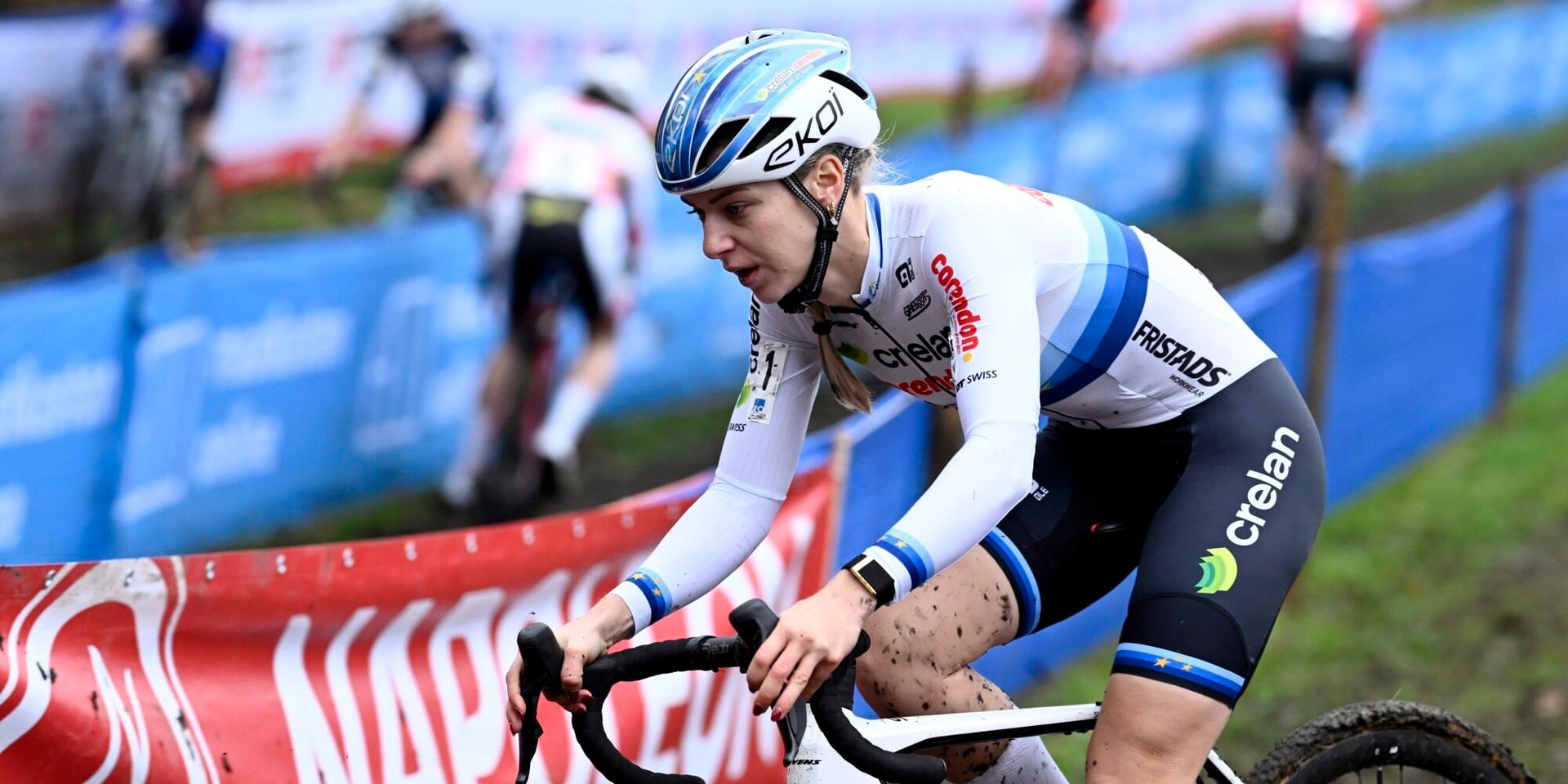 Inge van der Heijden’s Superprestige hopes fade after early crash in Diegem