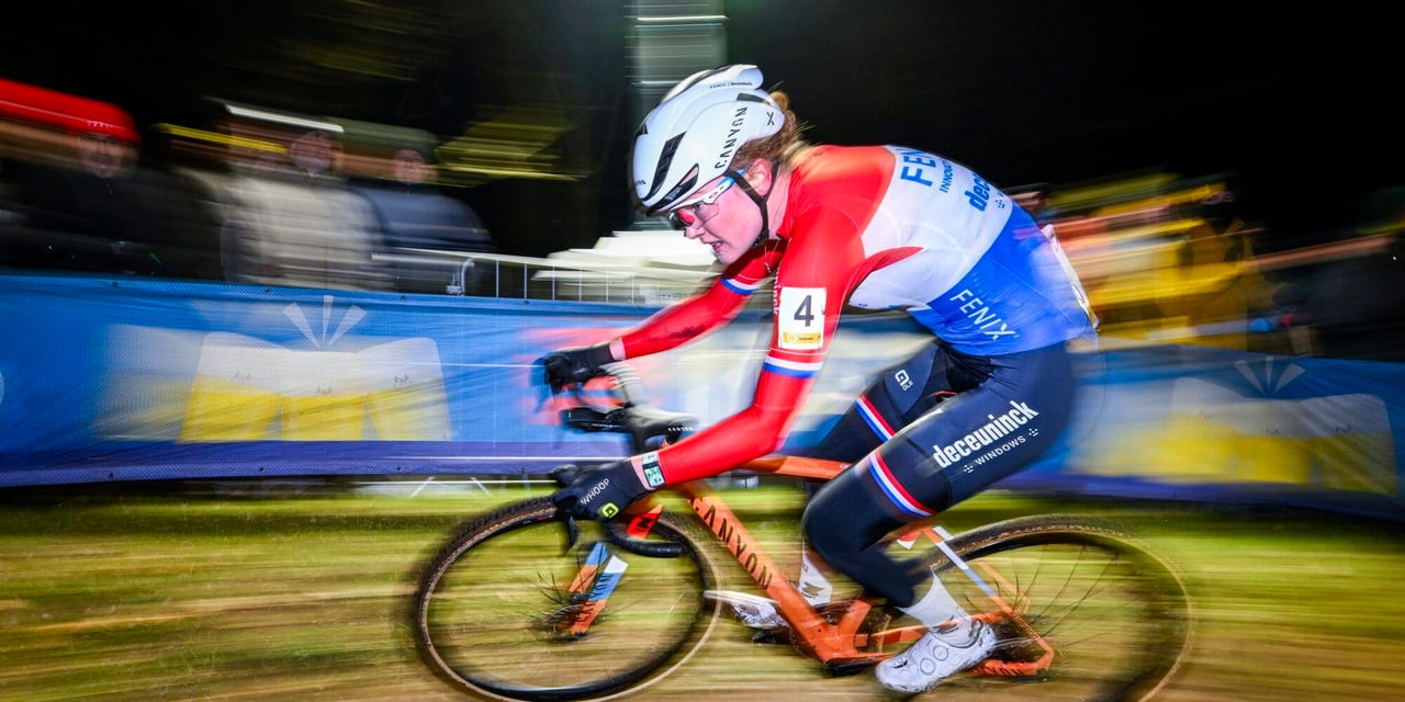 Pieterse on her way to victory in Diegem – photo: Fotopersburo Cor Vos