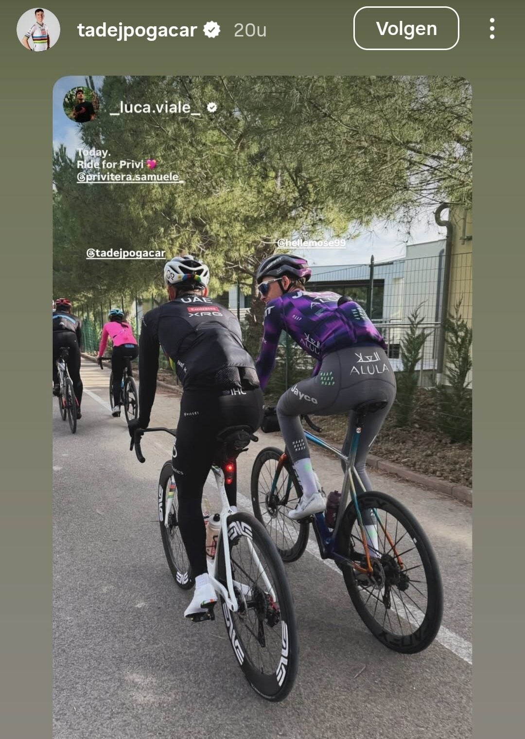 Screenshot: Instagram Luca Viale