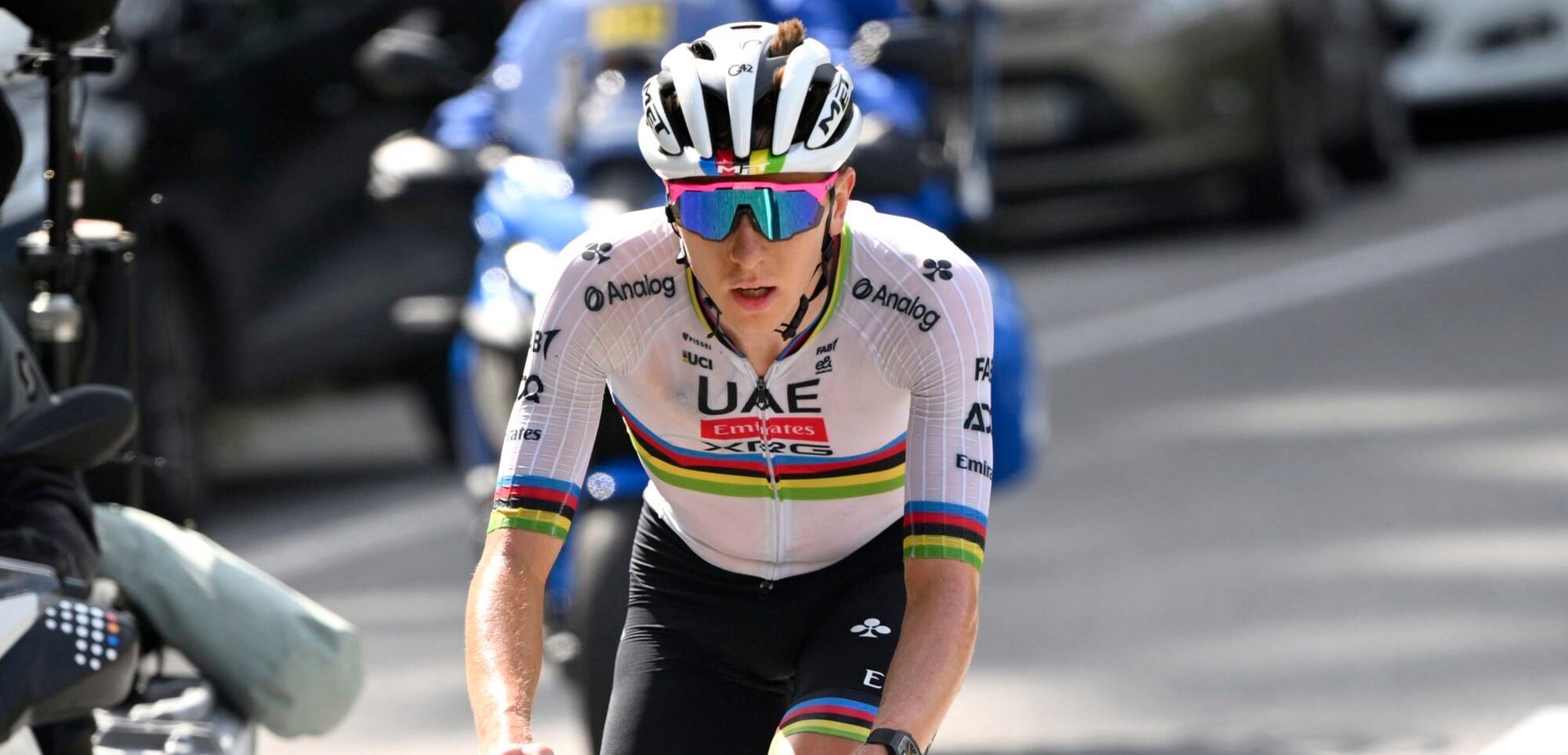 Tadej Pogacar joins memorial ride for deceased Samuele Privitera