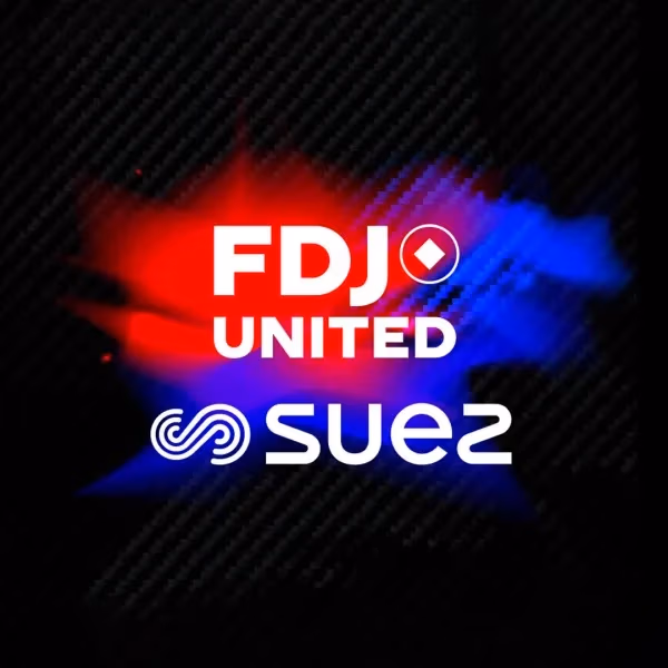 FDJ United - SUEZ logo